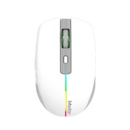 Мышь Meetion BTM002 White, Wireless, Оптическая, 1600DPI, 5 Button, Аккумуляторная, USB-, 2.4 GHz/..
