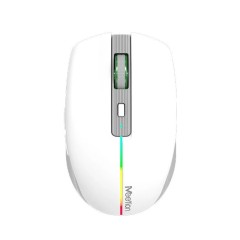 Мышь Meetion BTM002 White, Wireless, Оптическая, 1600DPI, 5 Button, Аккумуляторная, USB-, 2.4 GHz/..