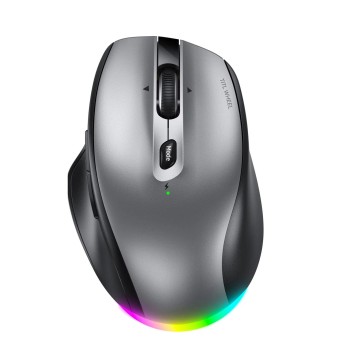 Мышь Meetion BTM007 Gray, Wireless, Оптическая, 2400DPI, 5 Button, 650mAh , USB-C, 2.4 GHz/BT в Metoo.kz - Metoo (1)