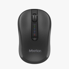 Мышь Meetion BTM185 Black, Wireless, Оптическая, 3200DPI, 4 Button, AA*1, USB, 2.4 GHz/BT..