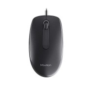 Мышь Meetion M100 Black, Оптическая, 1000DPI, 3 Button, USB, кабель 1.5 м, Проводная..