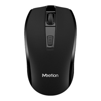 Мышь Meetion R560 Black, Wireless, Оптическая, 1600DPI, 4 Button, 1xAA, USB, 2.4 GHz в Metoo.kz - Metoo (1)