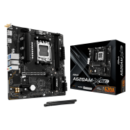 Материнская плата ASRock A620AM-X WIFI AM5 2xDDR5 4xSATA3 RAID 2xM.2 WiFi6E Type-C HDMI DP mATX..
