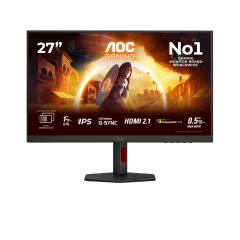 Монитор Игровой 27 AOC U27G4R IPS 3840x2160 160/320Hz 0,5/0,3ms 400cd/m2 1000:1 2xHDMI 1xDP Черны..