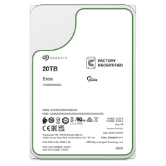 Корпоративный жесткий диск 20Tb Seagate EXOS X20 SATA3 3.5 512Mb 7200rpm ST20000NM002C..