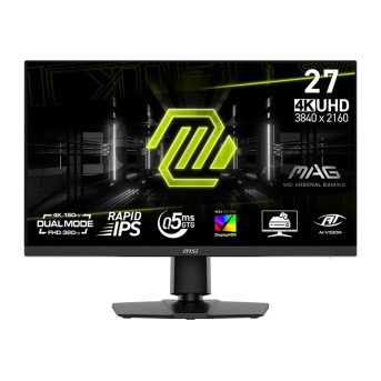 Монитор 27" MSI MAG 272URDF E16 Rapid IPS 3840x2160 160/320Hz 0.5ms 400cd/m2 1000:1 2xHDMI 1xDP HAS в Metoo.kz - Metoo (1)