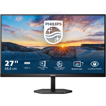 Монитор 27" PHILIPS 27E1N3300A/<wbr>00 IPS 1920x1080 75Hz 1мс 300кдм 1000:1 HDMI USB-C 3.2 Черный - Metoo (1)