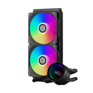 Водяное охлаждение для CPU PCCooler DA240 V2 ARGB BK TDP 270W 115X/1200/1700/1851/AM4/AM5 Черный..