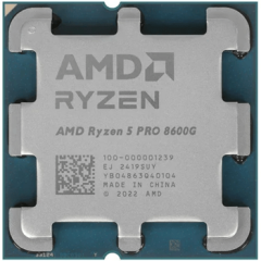 Процессор AMD Ryzen 5 PRO 8600G 4,3ГГц (5,0ГГц Turbo) AM5 6/12 L2 6Mb L3 16Mb 65W 100-000001239..