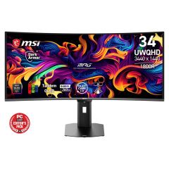 Монитор 34 MSI MPG 341CQR QD-OLED X36 3440x1440 360Hz 0.03ms 1300cd/m2 1.5M:1 2xHDMI 1xDP 1xType-..