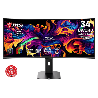 Монитор 34" MSI MPG 341CQR QD-OLED X36 3440x1440 360Hz 0.03ms 1300cd/m2 1.5M:1 2xHDMI 1xDP 1xType-C в Metoo.kz - Metoo (1)
