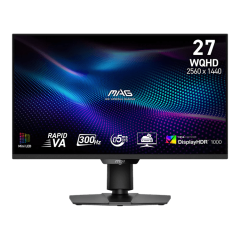 Монитор 27 MSI MAG 274QPF X30MV Rapid VA 2560x1440 300Hz 0.5ms 1000cd/m2 4500:1 2xHDMI 1xDP HAS..