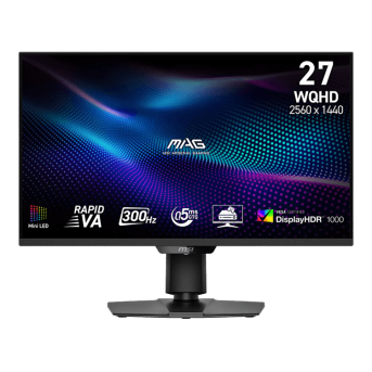 Монитор 27" MSI MAG 274QPF X30MV Rapid VA 2560x1440 300Hz 0.5ms 1000cd/m2 4500:1 2xHDMI 1xDP HAS в Metoo.kz - Metoo (1)