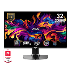 Монитор 31.5 MSI MAG 321UPX QD-OLED 3840x2160 240Hz 0.03ms 250cd/m2 1.5M:1 2xHDMI 1xDP 1xType-C H..
