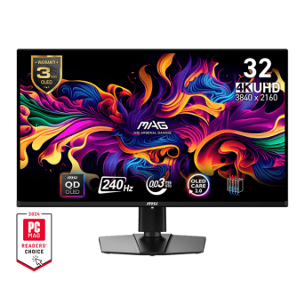 Монитор 31.5" MSI MAG 321UPX QD-OLED 3840x2160 240Hz 0.03ms 250cd/m2 1.5M:1 2xHDMI 1xDP 1xType-C HAS в Metoo.kz - Metoo (1)
