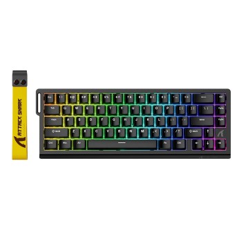 Клавиатура Attack Shark X68 HE Black, Mechanical, 66 keys, USB-C, EN/RU/KZ в Metoo.kz - Metoo (1)