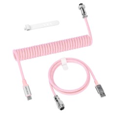 Кабель для клавиатуры Attack Shark C01Pro Pink USB A to Type C..