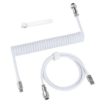 Кабель для клавиатуры Attack Shark C01Pro White USB A to Type C в Metoo.kz - Metoo (1)