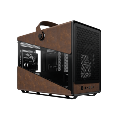 Корпус Montech Heritage PRO (B) Micro-ATX/Mini-ITX (Back-Connected MB) 2xUSB 1xType-C 1xAudio Черн..
