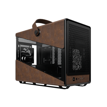 Корпус Montech Heritage PRO (B) Micro-ATX/Mini-ITX (Back-Connected MB) 2xUSB 1xType-C 1xAudio Черный в Metoo.kz - Metoo (1)