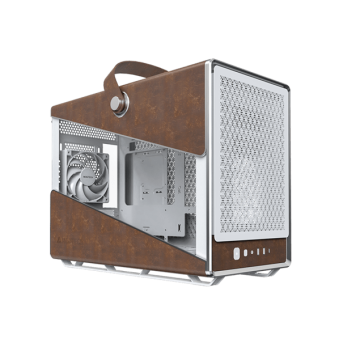 Корпус Montech Heritage PRO (W) Micro-ATX/Mini-ITX (Back-Connected MB) 2xUSB 1xType-C 1xAudio Белый в Metoo.kz - Metoo (1)