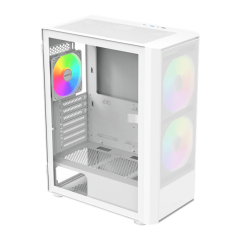 Корпус Montech X2 PLUS (W) ATX/Micro-ATX/Mini-ITX 1xUSB3.0 1xUSB2.0 1xType-C 1xAudio Белый..