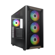 Корпус Montech XR Wood (B) ATX/Micro-ATX/Mini-ITX 2xUSB3.0 1xType-C 1xAudio 1xMic Черный..