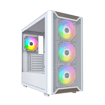 Корпус Montech XR Wood (W) ATX/Micro-ATX/Mini-ITX 2xUSB3.0 1xType-C 1xAudio 1xMic Белый в Metoo.kz - Metoo (1)