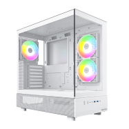 Корпус Montech XR (W) ATX/Micro-ATX/Mini-ITX 2xUSB3.0 1xType-C 1xAudio 1xMic Белый..
