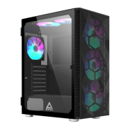 Корпус Montech X3 MESH (B) ATX/Micro-ATX/Mini-ITX 1xUSB3.0 2xUSB2.0 1xAudio 1xMic Черный..