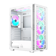 Корпус Montech X3 GLASS (W) ATX/Micro-ATX/Mini-ITX 1xUSB3.0 2xUSB2.0 1xAudio 1xMic Белый..