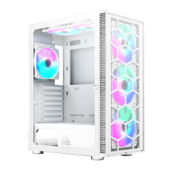 Корпус Montech X3 GLASS (W) ATX/Micro-ATX/Mini-ITX 1xUSB3.0 2xUSB2.0 1xAudio 1xMic Белый..
