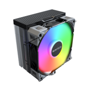 Вентилятор для процессора Montech NX400 ARGB (B) TDP 220W 4-pin 1851/1700/1200/115X/AM5/AM4 Black..