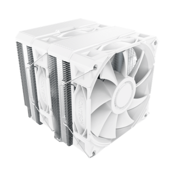 Вентилятор для процессора Montech NX600 (W) TDP 260W 4-pin 1851/1700/1200/115X/AM5/AM4 White в Metoo.kz - Metoo (1)