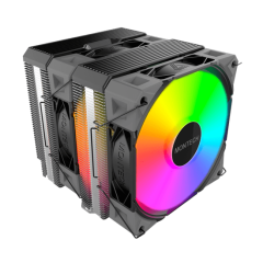 Вентилятор для процессора Montech NX600 ARGB (B) TDP 260W 4-pin 1851/1700/1200/115X/AM5/AM4 Black..