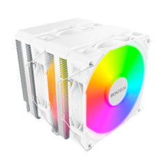 Вентилятор для процессора Montech NX600 ARGB (W) TDP 260W 4-pin 1851/1700/1200/115X/AM5/AM4 White..