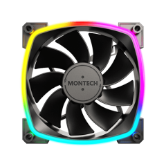 Вентилятор для корпуса Montech RX120 3 in 1 Pack (B) 3x(120x120x25mm)/800-1600RPM/59CFM/Rever Черн..
