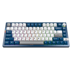 Клавиатура беспроводная Montech MK PRO 75 FB Bluetooth/Wireless/USB, ENG/RUS, mechanical, Синяя..