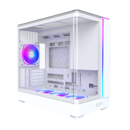 Корпус Montech KING 15 PRO (W) Micro-ATX/Mini-ITX 2xUSB3.0 1xType-C 1xAudio Белый..