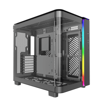 Корпус Montech KING 95 (B) ATX/Micro-ATX/Mini-ITX 2xUSB3.0 1xType-C 1xAudio 1xMic Черный в Metoo.kz - Metoo (1)