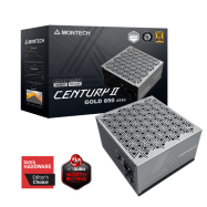 Блок питания Montech 850W, CENTURY II 850W, Full Modular, 80+ GOLD, КПД 90%, Fan 135mm, Серебро..