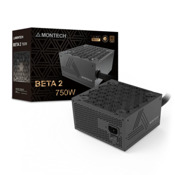 Блок питания Montech 750W, BETA 2 750W, Non Modular, ATX, 80+ BRONZE, КПД 90%, Fan 120mm, Черный в Metoo.kz - Metoo (1)
