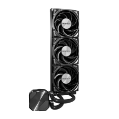 Водяное охлаждение для CPU Montech HyperFlow Silent 360 (B) TDP 350W 3x120 115x-1851/AM3-AM5 Black..