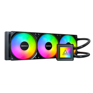 Водяное охлаждение для CPU Montech PureFlow ARGB 360 (B) TDP 320W 3x120 115x-1851/AM4/AM5 Black..