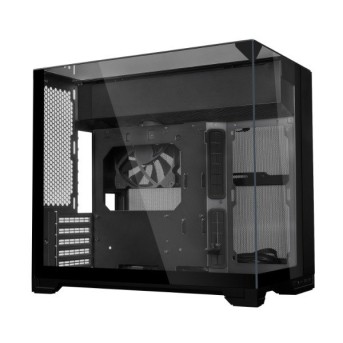Корпус Lian Li O11 Vision-M Black mATX/ITX БП ATX 2xUSB3.0 1xType-C 1xAudio/Mic G99.O11VMX.00 Черный в Metoo.kz - Metoo (1)