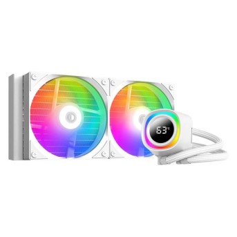 Водяное охлаждение для процессора ID-COOLING FX240 TD WHITE в Metoo.kz - Metoo (1)