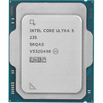 Процессор Intel Core Ultra 5 235 3.4/5GHz 14C/14T Arrow Lake 65W FCLGA1851 TRAY в Metoo.kz - Metoo (1)