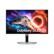 Монитор 27 SAMSUNG Odyssey OLED G8 G80SH LS27HG802SIXCI 3840x2160 240Hz 0.03мс 250кд/м2 1xDP 2xHD..