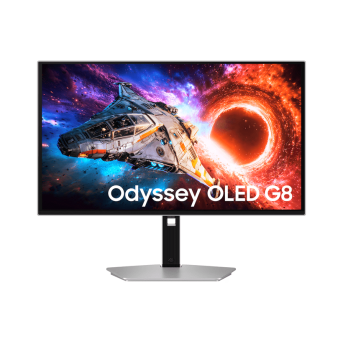 Монитор 27" SAMSUNG Odyssey OLED G8 G80SH LS27HG802SIXCI 3840x2160 240Hz 0.03мс 250кд/м2 1xDP 2xHDMI в Metoo.kz - Metoo (1)