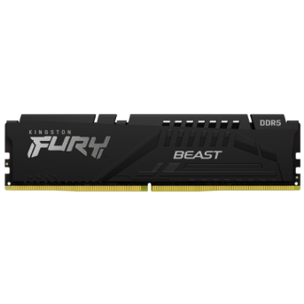 Оперативная память 16GB DDR5 5200MHz Kingston FURY Beast Black PC5-41600 CL40 KF552C40BB-16 в Metoo.kz - Metoo (1)
